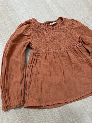 LC Waikiki Kiremit rengi müslin kumaş 5-6 yaş