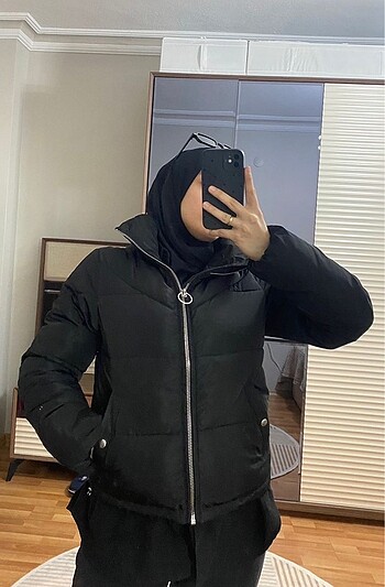 xs Beden Bershka Şişme Mont