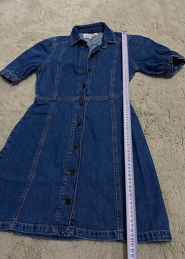 Kadın Kot Elbise - Görsel 5