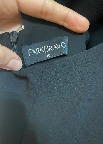 Park Bravo Siyah Askılı Uzun Kadın Elbise - Görsel 5