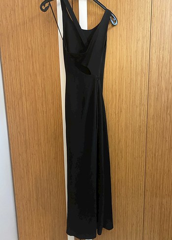 Park Bravo Siyah Askılı Uzun Kadın Elbise - Görsel 4