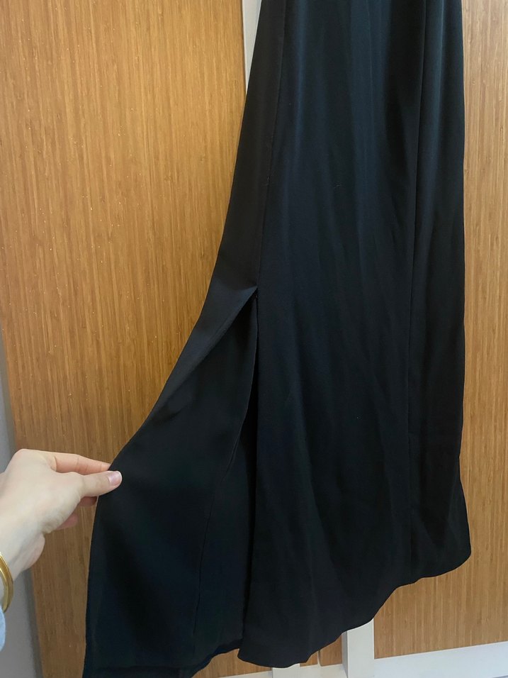 Park Bravo Siyah Askılı Uzun Kadın Elbise - Görsel 2