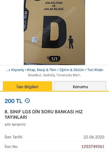 8. Sınıf LGS Din Soru Bankası Hız Yayınları