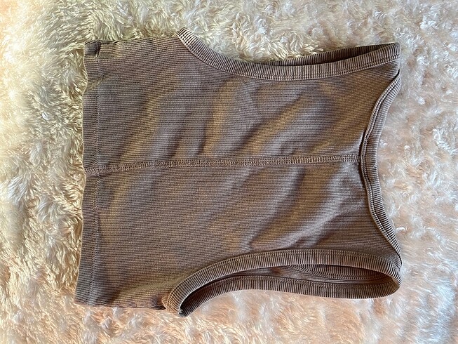 s Beden kahverengi Renk Zara Crop