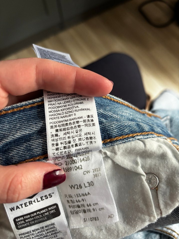 Levis Açık Mavi Denim Jean — görsel 4/5
