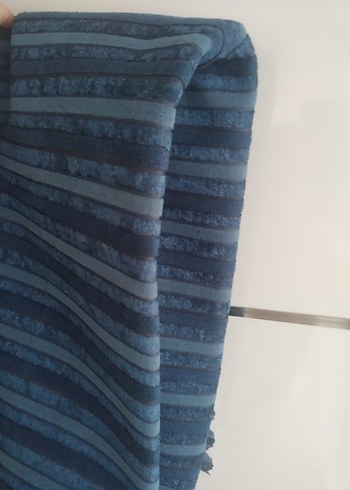 petrol mavisi çekyat örtüsü - Görsel 2