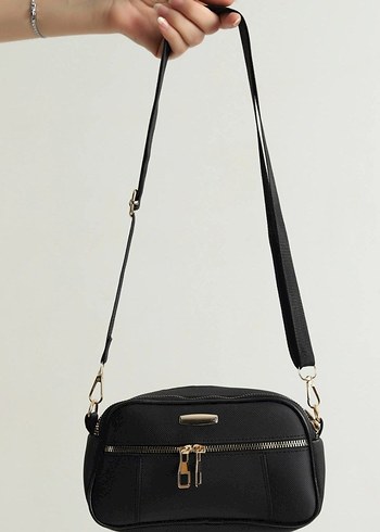 siyah omuz çantası - Görsel 2