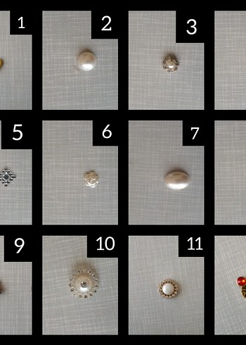 İnci Detaylı Lacivert Fiyonk Saç Aksesuarı - Görsel 9