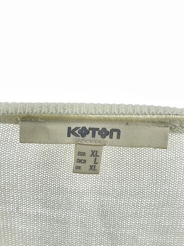 xl Beden beyaz Renk Koton Hırka %70 İndirimli.