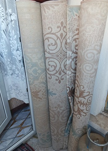 Merinos Klasik Desenli Kahverengi Gri Halı