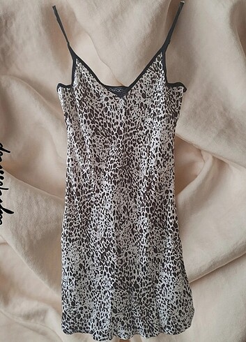 Defacto Leopar desenli elbise