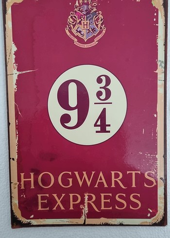 Kırmızı Hogwarts Express Numaralı Rozet - Görsel 2