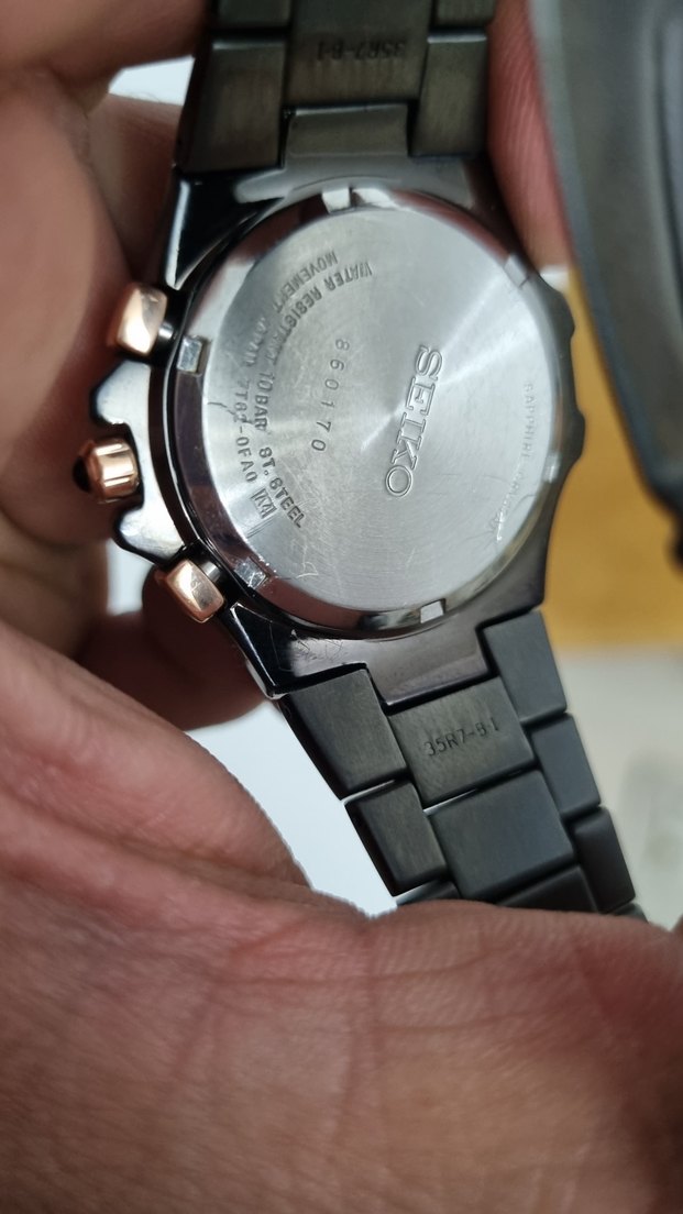 Orijinal Seiko Coutura Klasik Erkek Saati 100M - Görsel 5