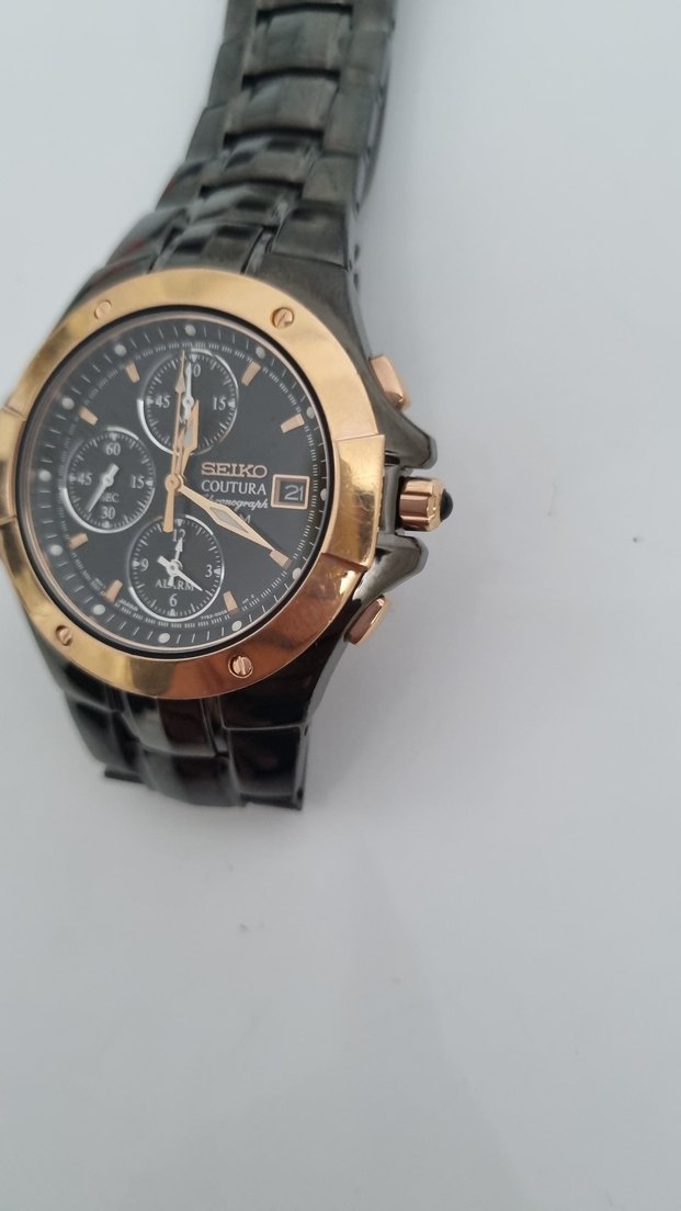 Orijinal Seiko Coutura Klasik Erkek Saati 100M - Görsel 2