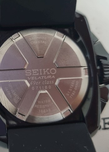 Beden siyah Renk Orijinal Seiko Velatura 49er Class