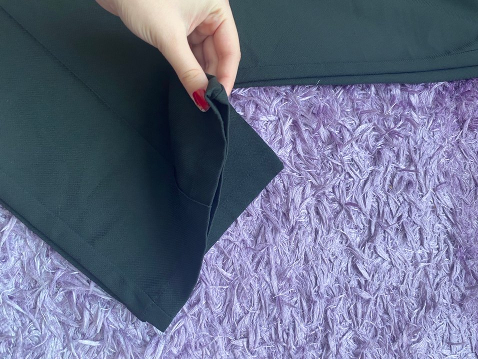 Siyah kumaş pantolon - Görsel 2