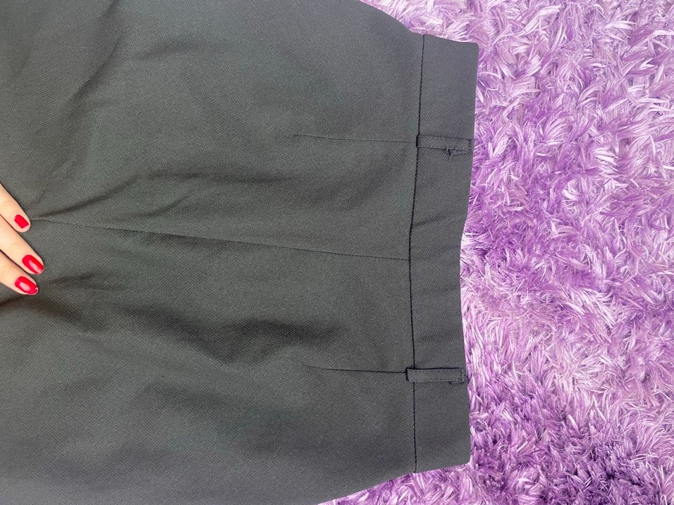 Siyah kumaş pantolon - Görsel 4