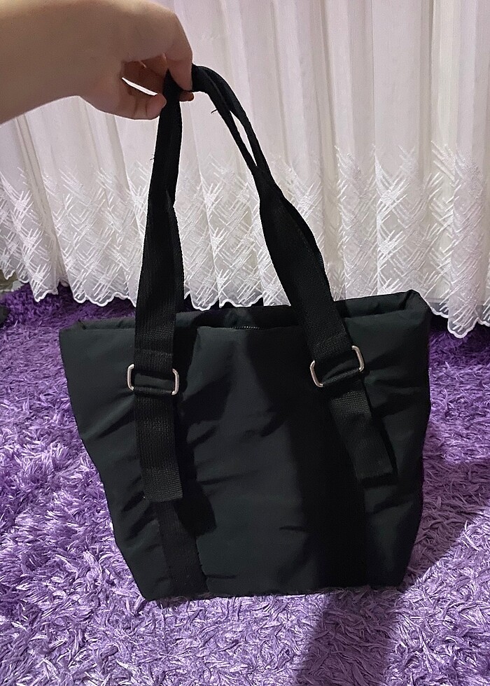 Siyah kol çantası - Görsel 3