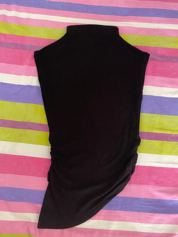 Siyah Kolsuz bluz - Görsel 2