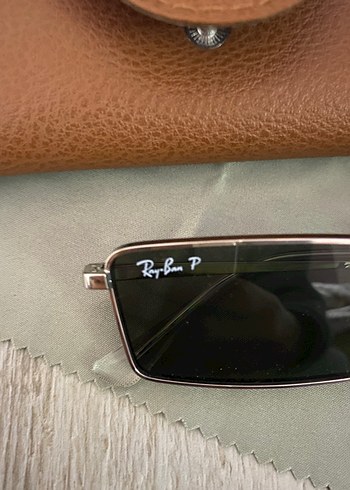 Ray-Ban Unisex Gri Yeşil Şeffaf Güneş Gözlüğü - Görsel 3