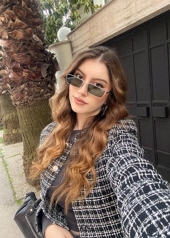 Ray-Ban Unisex Gri Yeşil Şeffaf Güneş Gözlüğü - Görsel 6