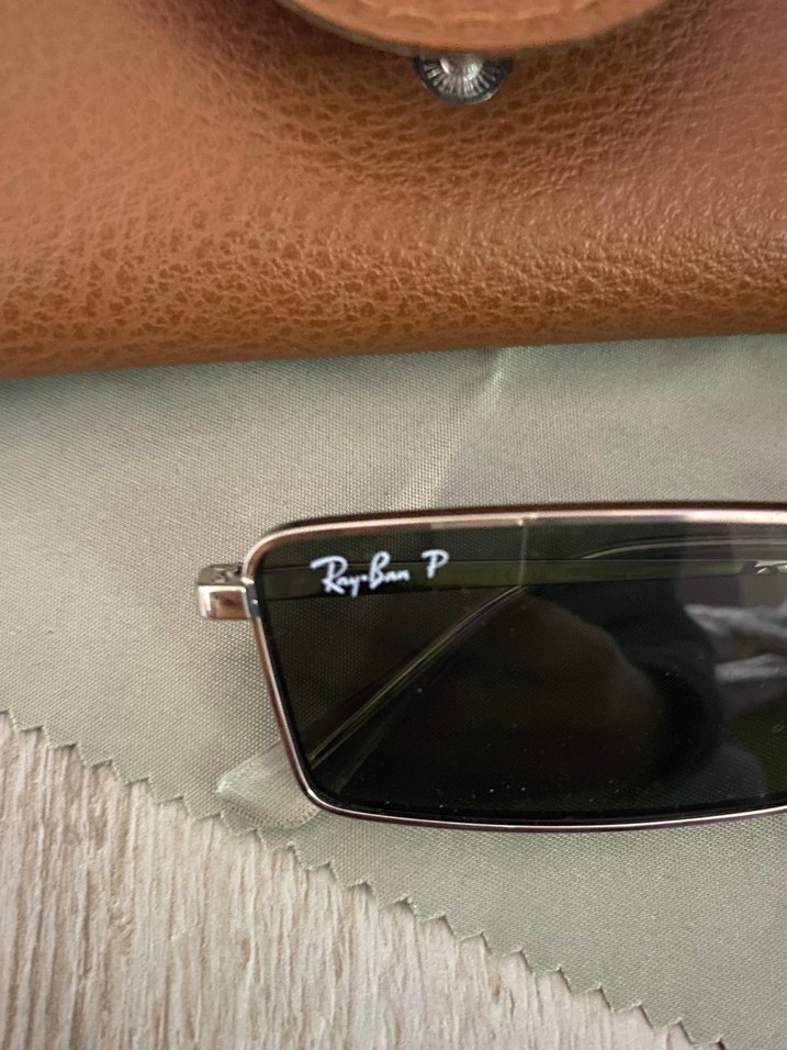 Ray-Ban Unisex Gri Yeşil Şeffaf Güneş Gözlüğü - Görsel 3