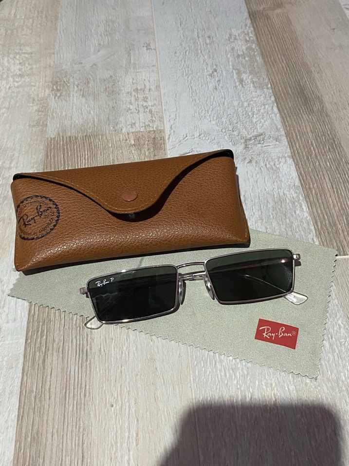 Ray-Ban Unisex Gri Yeşil Şeffaf Güneş Gözlüğü - Görsel 2