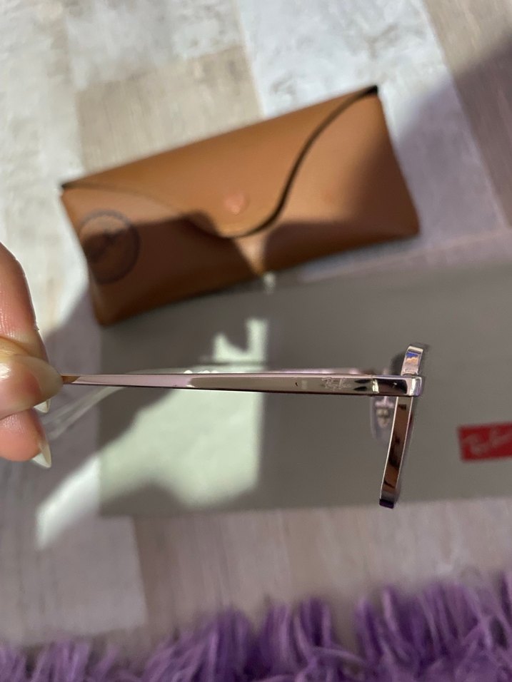 Ray-Ban Unisex Gri Yeşil Şeffaf Güneş Gözlüğü - Görsel 4