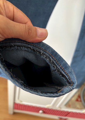 29 Beden mavi Renk Kadın Mavi Denim Normal Paça Kot Pantolon