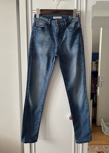 Kadın Mavi Denim Normal Paça Kot Pantolon