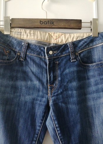 31 Beden mavi Renk Gevşek Kesim Mavi Kot Pantolon