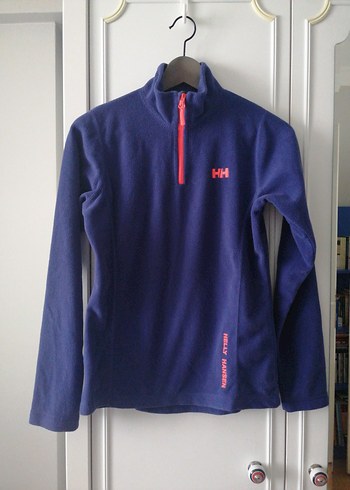 Mavi Fermuarlı Yarım Yaka Sweatshirt