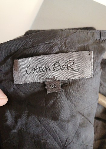 s Beden siyah Renk Cotton Bar Elbise