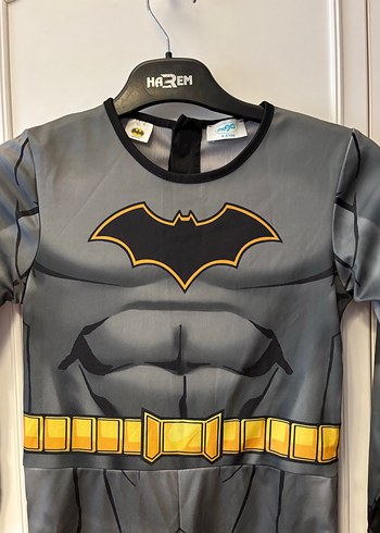 Diğer Çocuk Batman Kostümü, Kemerli, Uzun Kollu