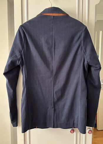 48 Beden Lacivert Denim Erkek Ceket