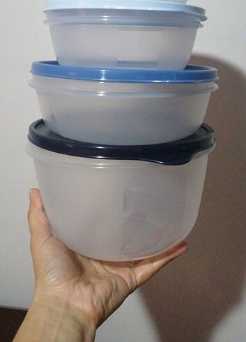 Tupperware Buzdolabı Seti 3 lü