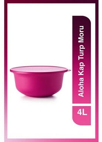 Tupperware Aloha kap 4 lt 