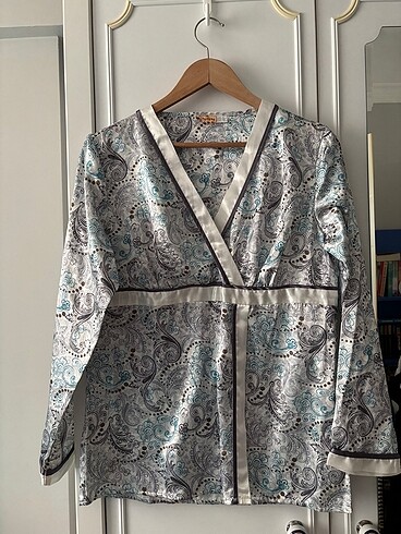 Pijama üst saten 40 beden