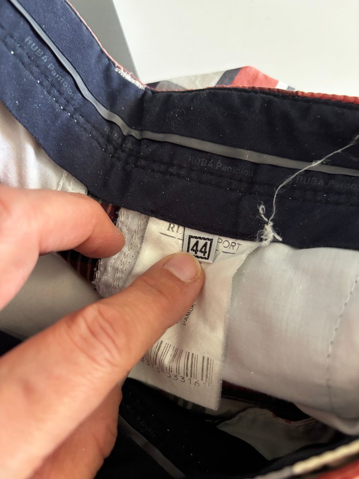 Kırmızı Ekose Desenli Rahat Kesim Erkek Şort - Görsel 4