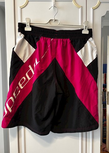 Erkek Siyah-Pembe Midi Yüzme Şortu - Görsel 2