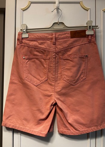 Pembe Loose Fit Mini Bermuda Şort - Görsel 3