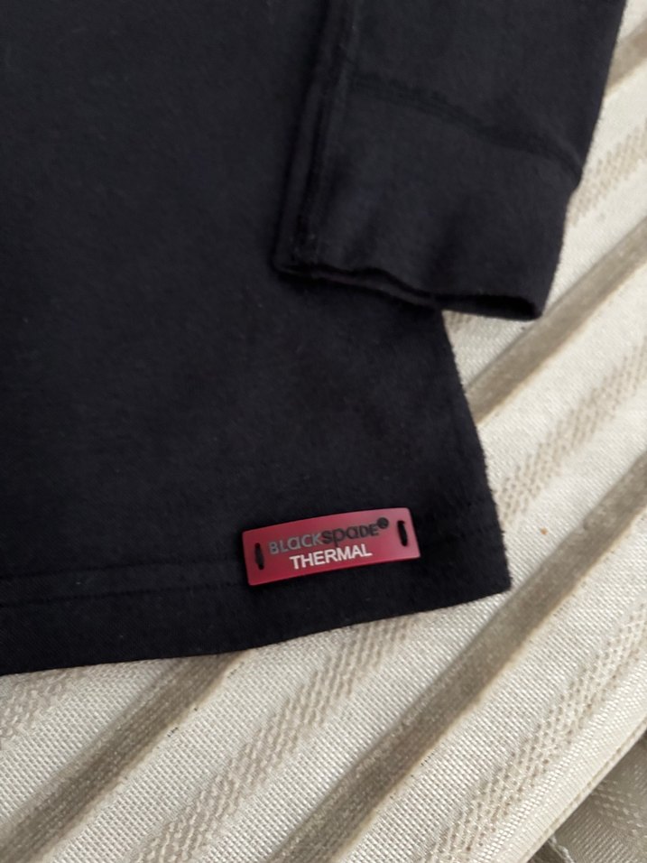 Çocuk Siyah Uzun Kollu Termal üst - Görsel 3