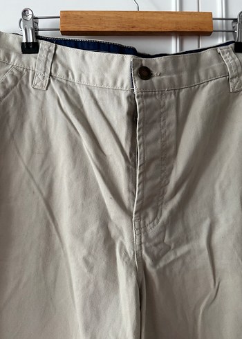 Bej Erkek Rahat Kesim Midi Şort - Görsel 2