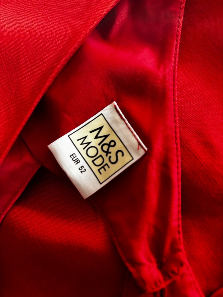 Marks&Spencer V Yakalı elbise 52 beden - Görsel 5