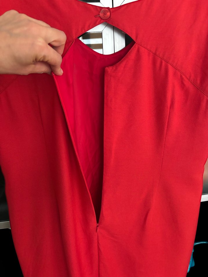 Marks&Spencer V Yakalı elbise 52 beden - Görsel 4