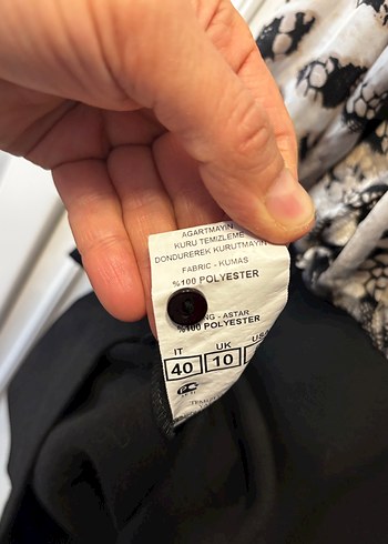 Gri Yılan Desenli elbise - Görsel 8