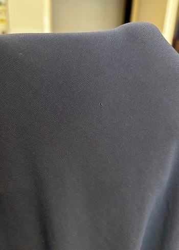 Lacivert Drapeli Midi Bohem Elbise - Görsel 5