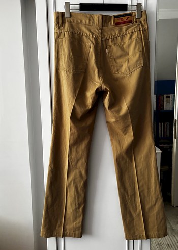 Bej Keten Erkek Pantolon 31/32 - Görsel 2