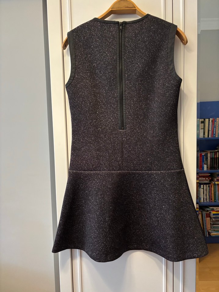 Gri Kadın Midi Elbise - Görsel 3