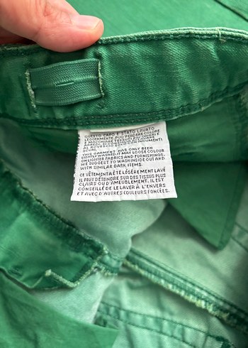 Benetton Parlak Yeşil Erkek Çocuk Denim Pantolon